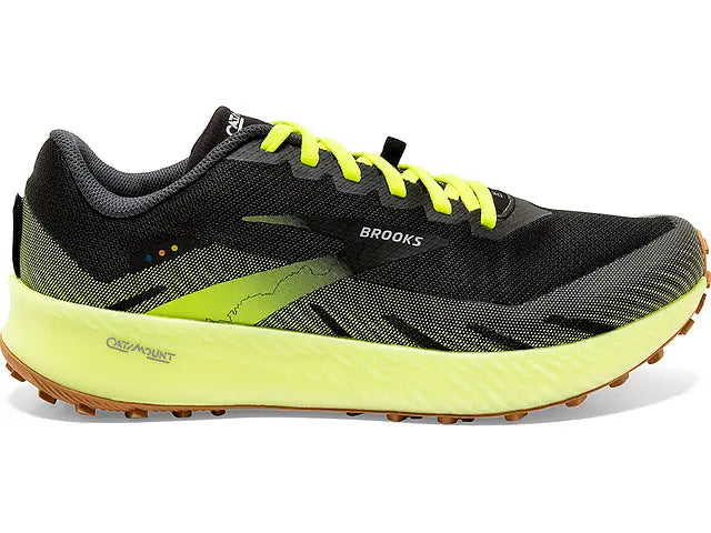 Men's Brooks Catamount, Black/Nightlife, 10 D Medium