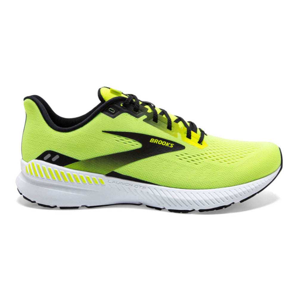 Men's Brooks Launch GTS 8, Nightlife/Black/White, 10.5 D Medium