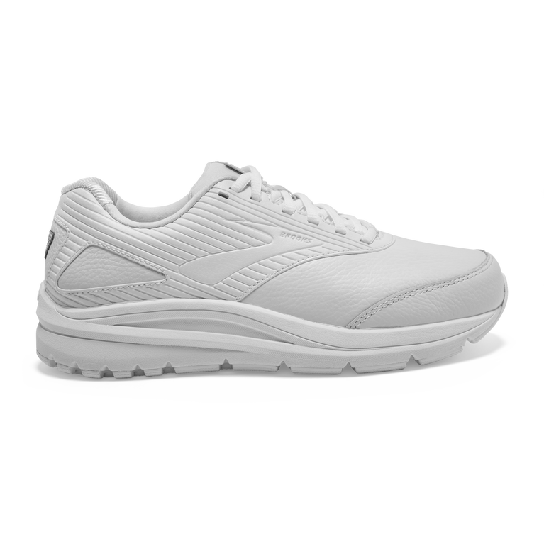 Women's Brooks Addiction Walker 2, White/White, 10 2E Extra Wide