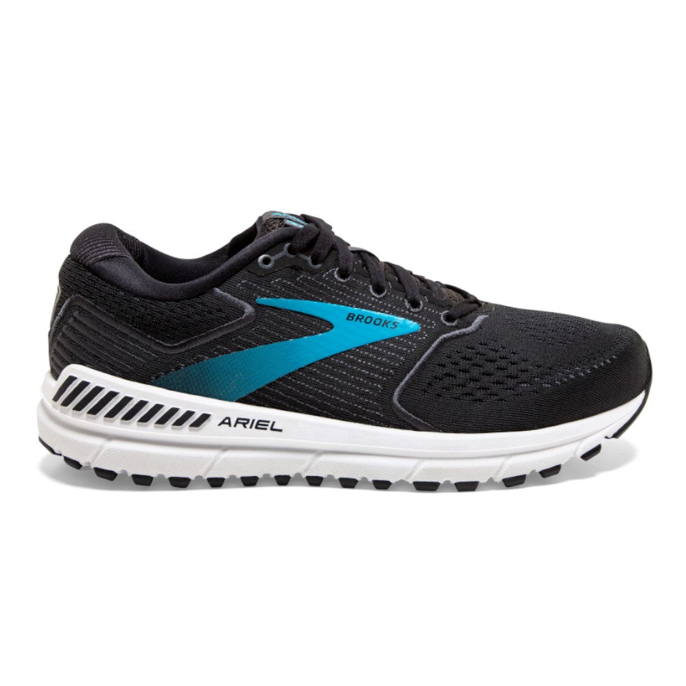 Women's Brooks Ariel '20, Black/Blue, 8.5 B Medium