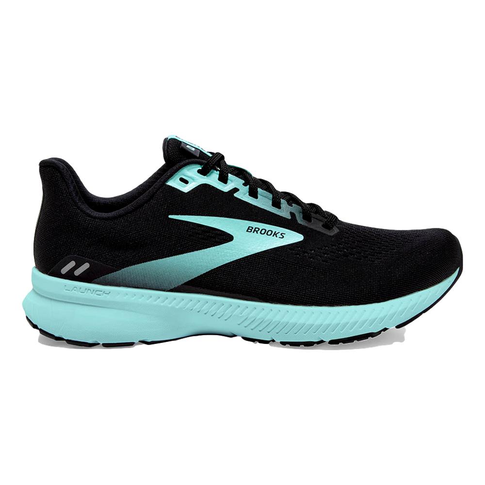 Women's Brooks Launch 8, Black/Ebony/Blue Tint, 11 B Medium