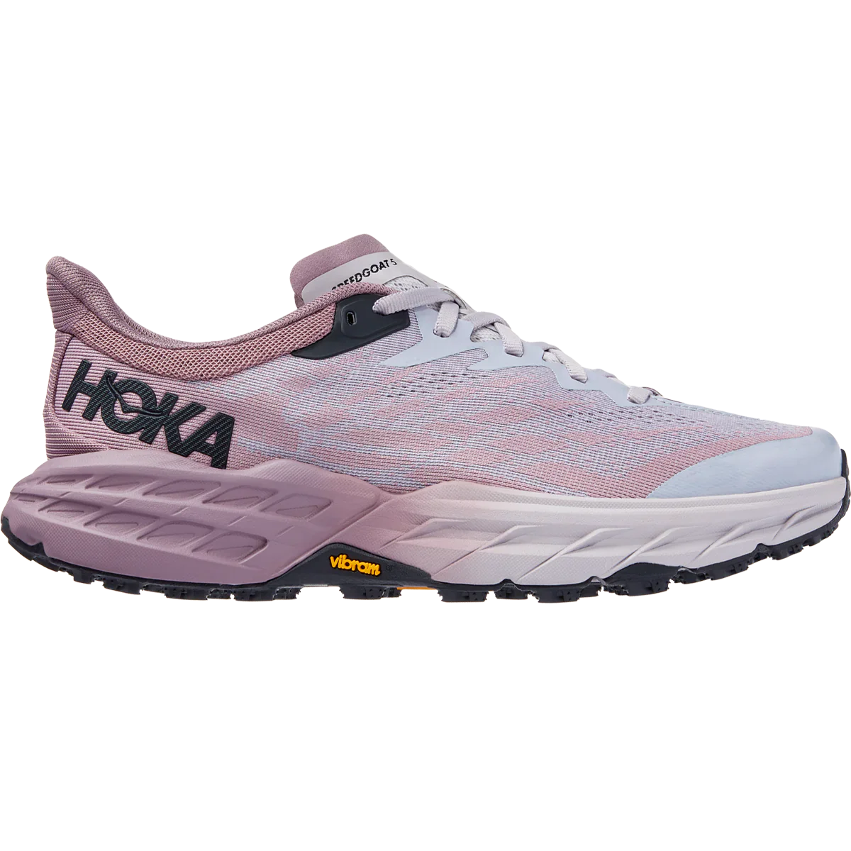 Women's Hoka One One Speedgoat 5, Elderberry/Lilac Marble, 9.5 B Medium