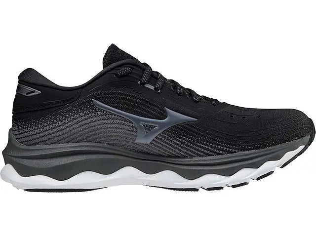 Women's Mizuno Wave Sky 5, Black, 10 B Medium