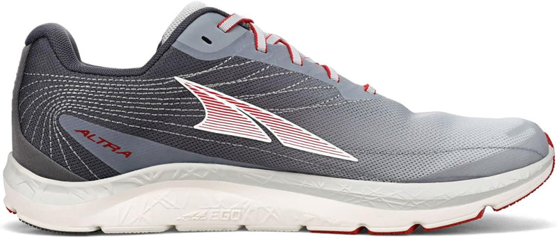 Men's Altra Rivera 2, Light Gray/Red, 8.5 D Medium