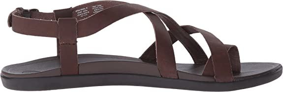 Women's Olukai Upena, Cedarwood/Dark Java, 9 B Medium