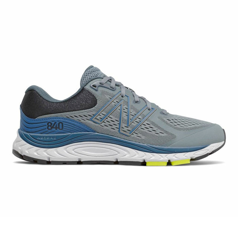 Men's New Balance Fresh Foam 840v5, Ocean Grey/Oxygen Blue, 9.5 D Medium