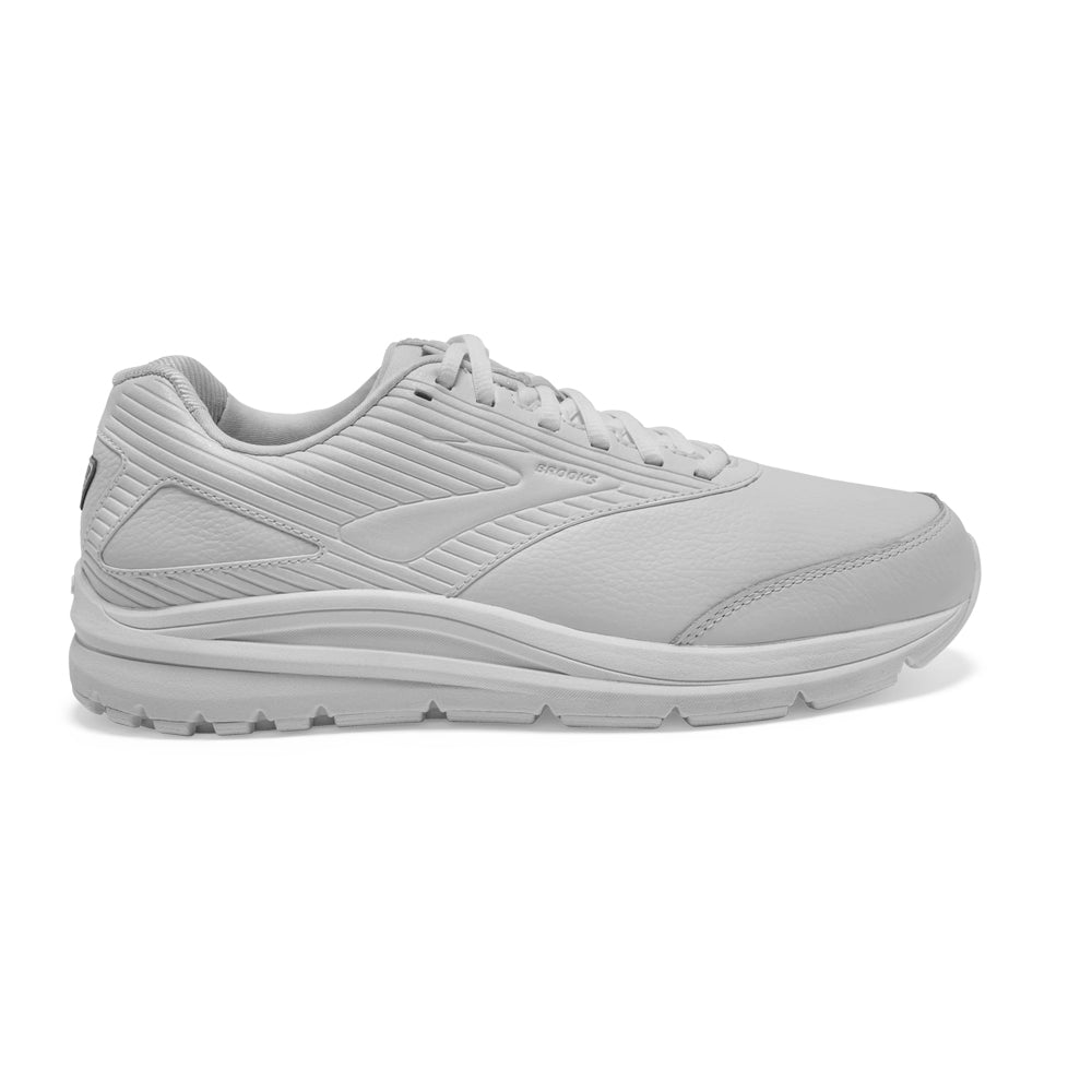 Men's Brooks Addiction Walker 2, White/White, 12.5 D Medium