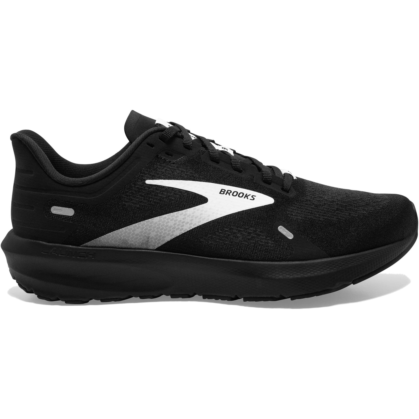Men's Brooks Launch 9, Black/White, 13 D Medium