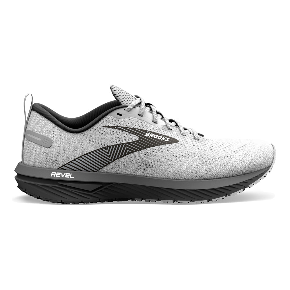 Men's Brooks Revel 6, Alloy/Primer Grey/Oyster, 13 D Medium