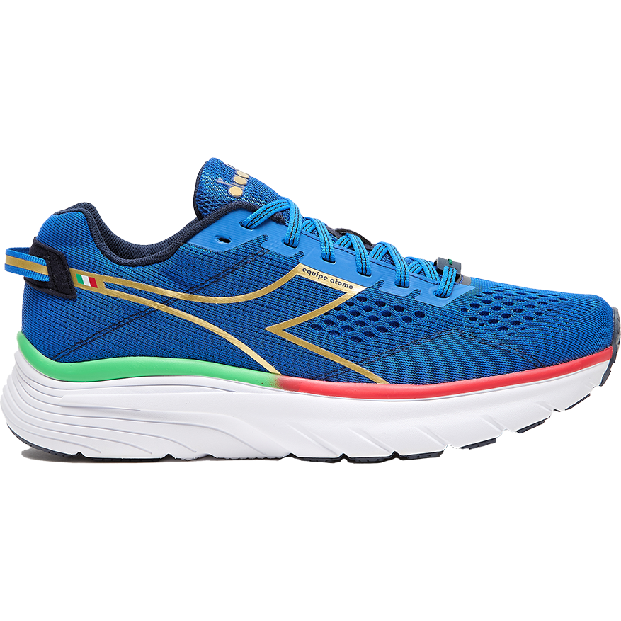 Men's Diadora Equipe Atomo, Royal Blue/Gold, 7 D Medium