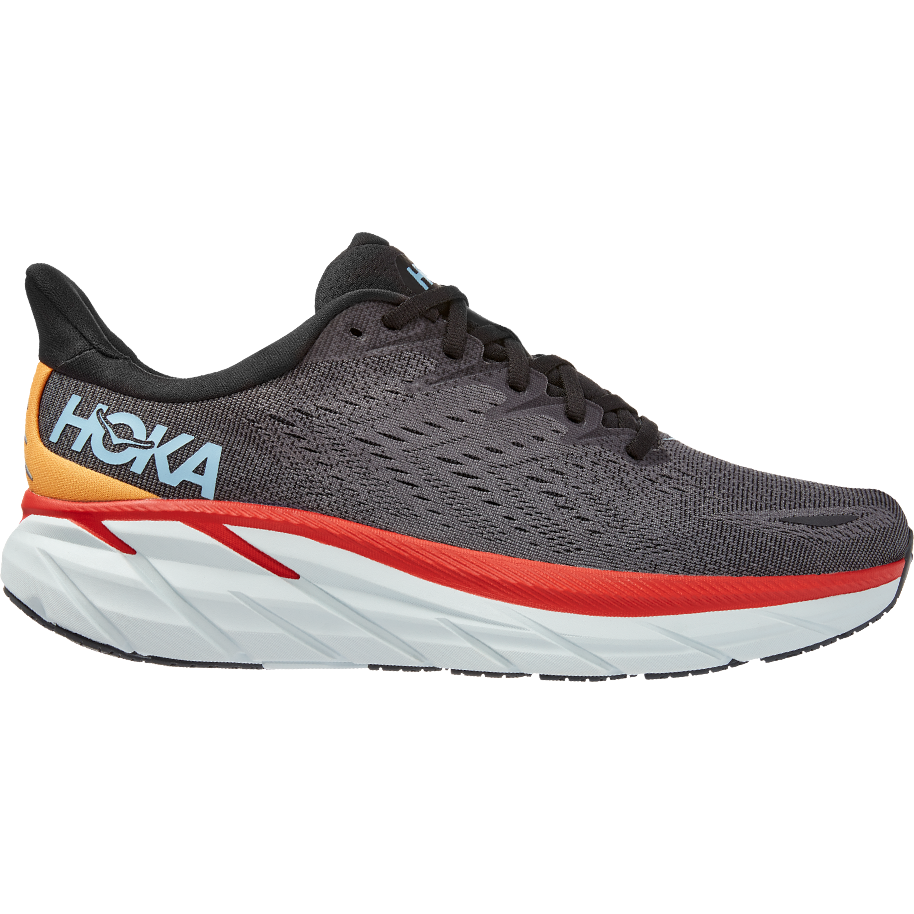 Men's Hoka One One Clifton 8, Anthracite/Castlerock, 11 D Medium
