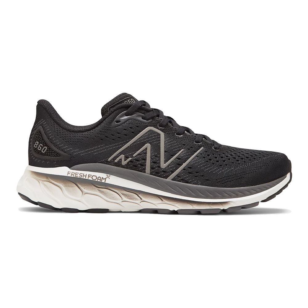 Men's New Balance Fresh Foam X 860v13, Black, 12.5 2E Wide