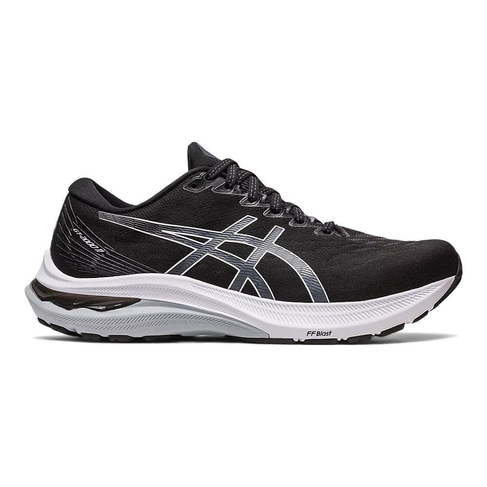 Women's Asics GT-2000 11, Black/White, 11.5 D Wide