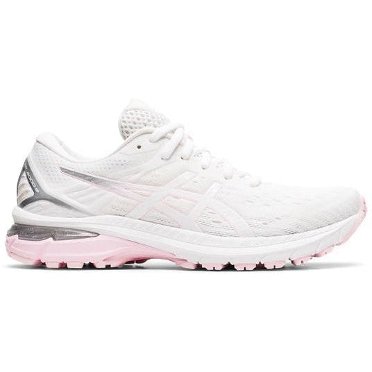 Women's Asics GT-2000 9, White/Pink Salt, 7 B Medium
