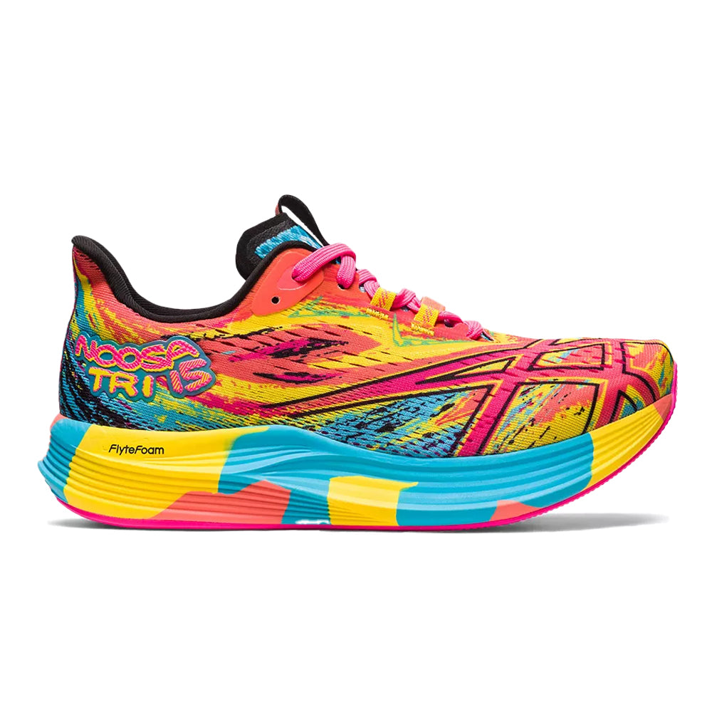 Women's Asics Noosa TRI 15, Aquarium/Vibrant Yellow, 7.5 B Medium