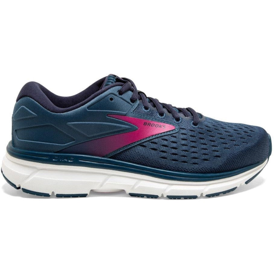 Women's Brooks Dyad 11, Blue/Navy/Beetroot, 10.5 B Medium
