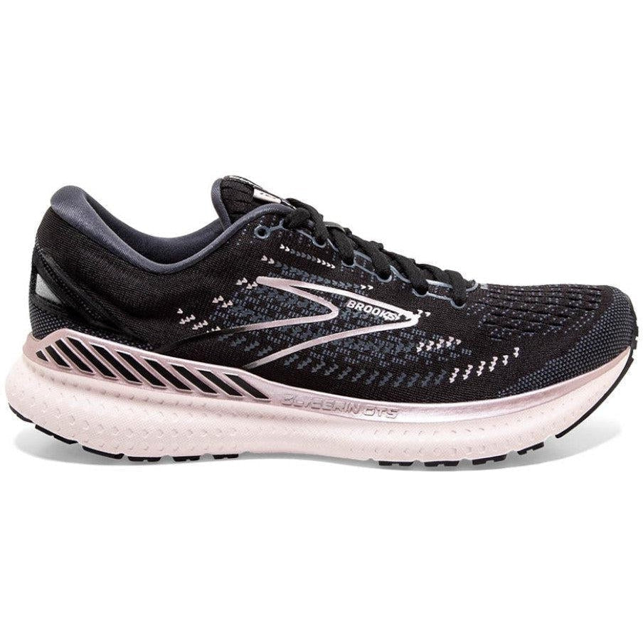 Women's Brooks Glycerin GTS 19, Black/Ombre/Metallic, 9.5 D Wide
