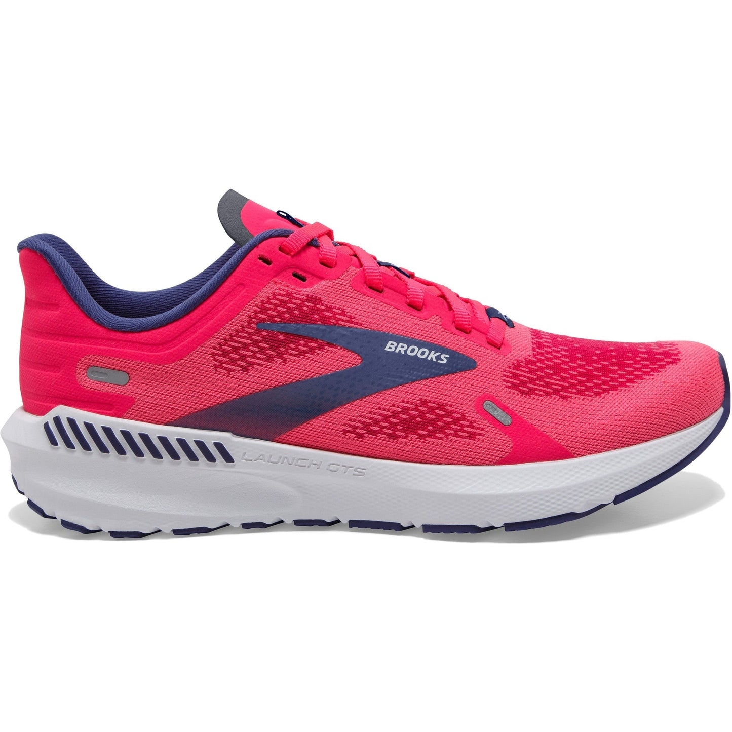 Women's Brooks Launch GTS 9, Pink/Fuchsia/Cobalt, 6.5 B Medium