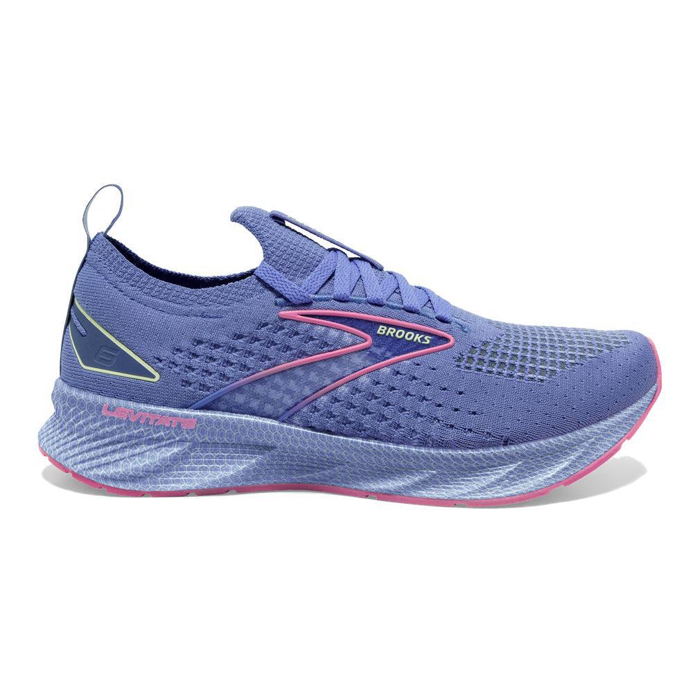 Women's Brooks Levitate StealthFit 6, Purple/Pink, 11.5 B Medium