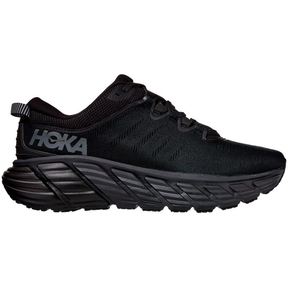 Women's Hoka One One Gaviota 3, Black/Black, 10.5 D Wide