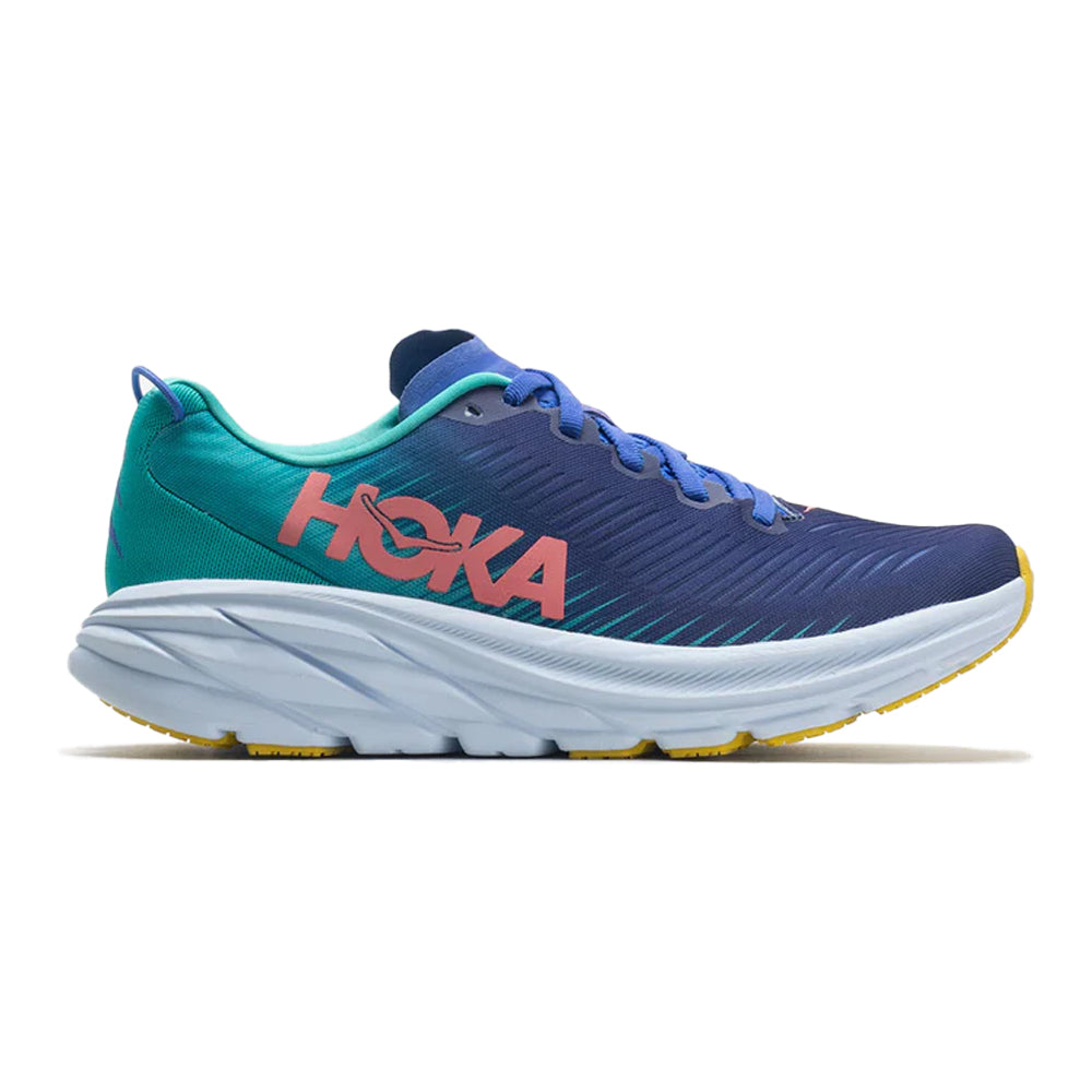 Women's Hoka One One Rincon 3, Bellwether Blue/Ceramic, 10 B Medium
