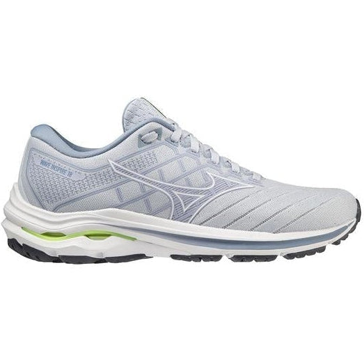 Women's Mizuno Wave Inspire 18, Heather/White, 7.5 B Medium