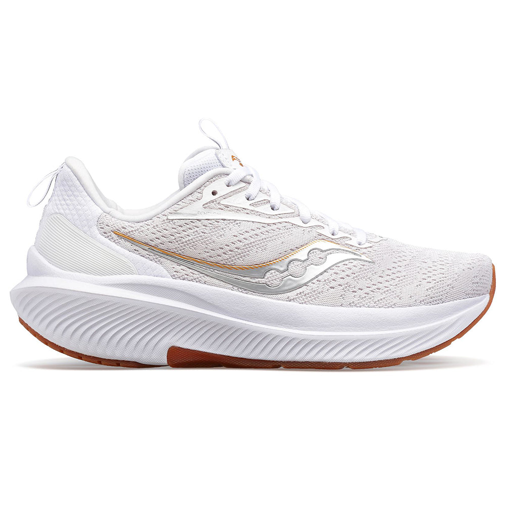 Women's Saucony Echelon 9, White/Gum, 9.5 B Medium
