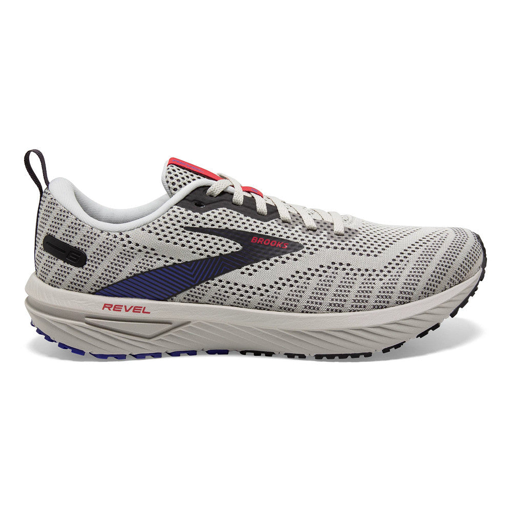 Men's Brooks Revel 6, Dawn Blue/Cayenne/Nine Iron, 8.5 D Medium