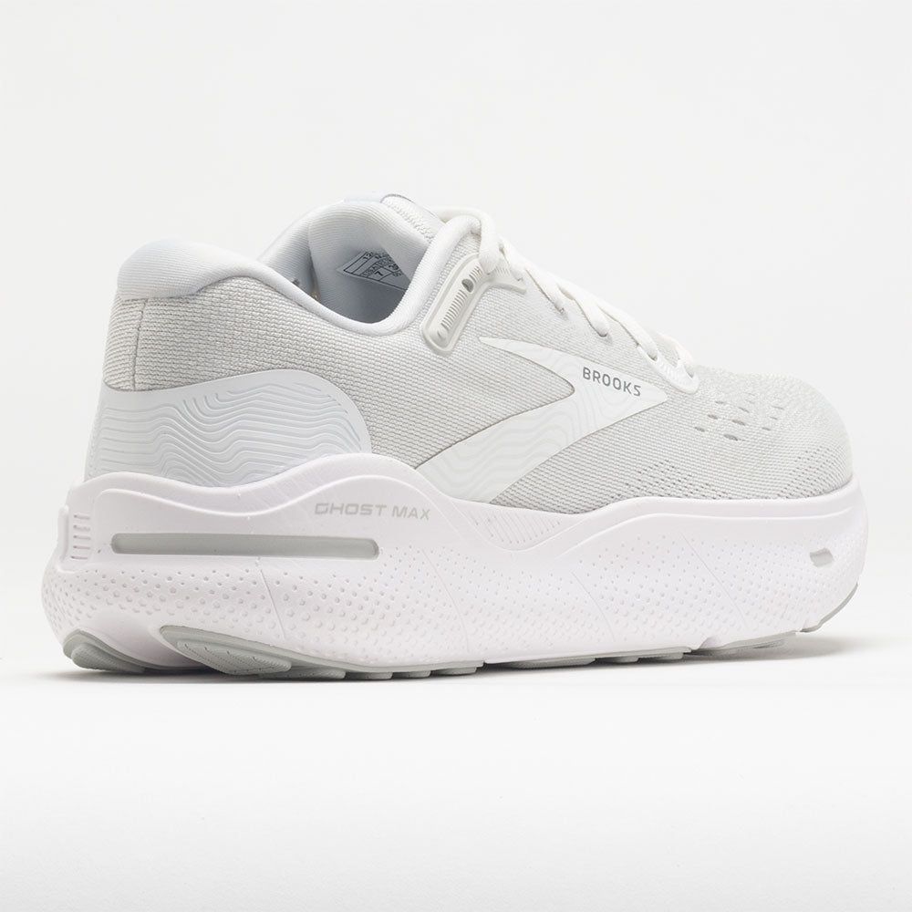 Brooks Ghost Max Women's White/Oyster/Metallic Silver