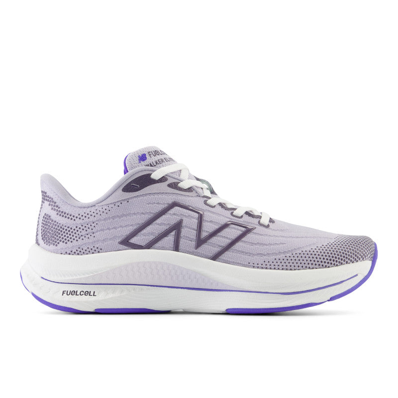 Women's New Balance FuelCell Walker Elite, Grey Violet/Electric Indigo Shadow, 9.5 B Medium
