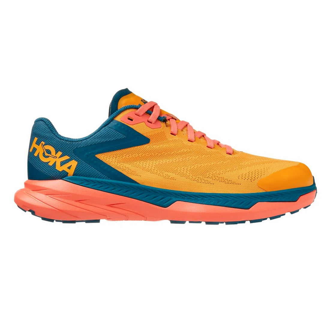 Women's Hoka One One Zinal, Radiant Yellow/Camellia, 7.5 B Medium