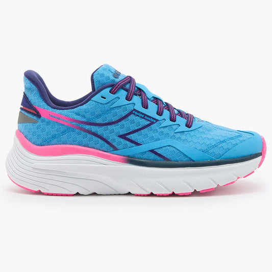 Women's Diadora Equipe Nucleo, Bonnie Blue/Pink Fluo, 11 B Medium