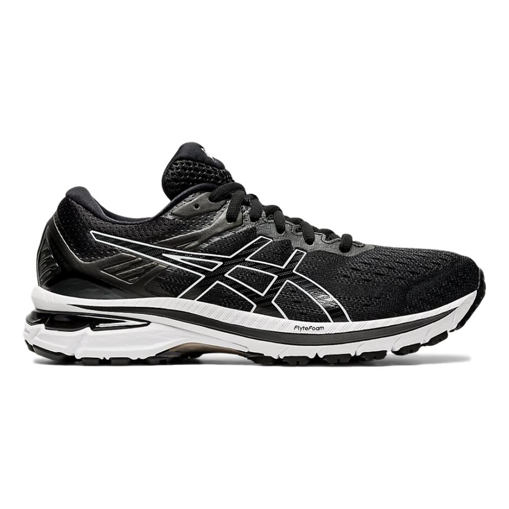 Women's Asics GT-2000 9, Black/White, 7.5 B Medium