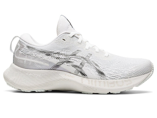 Women's Asics Gel-Nimbus Lite 3, White/Black, 8.5 B Medium