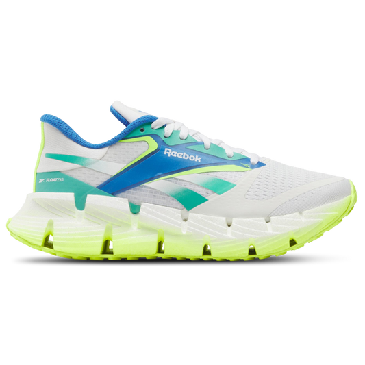 Women's Reebok Floatzig 1, White/Unleashed Green/Digital Lime, 8.5 B Medium