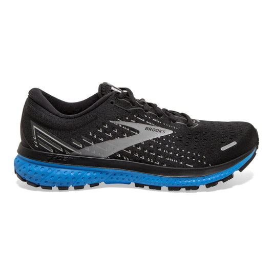 Men's Brooks Ghost 13, Black/Grey/Blue, 11 D Medium