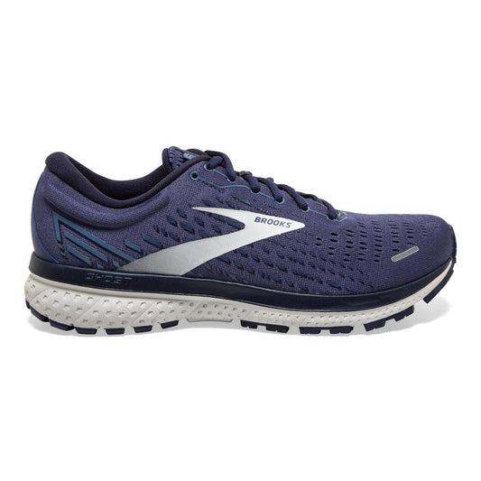 Men's Brooks Ghost 13, Deep Cobalt/Grey/Navy, 13 D Medium