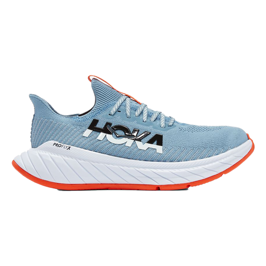 Men's Hoka One One Carbon X 3, Mountain Spring/Puffin's Bill, 12 D Medium