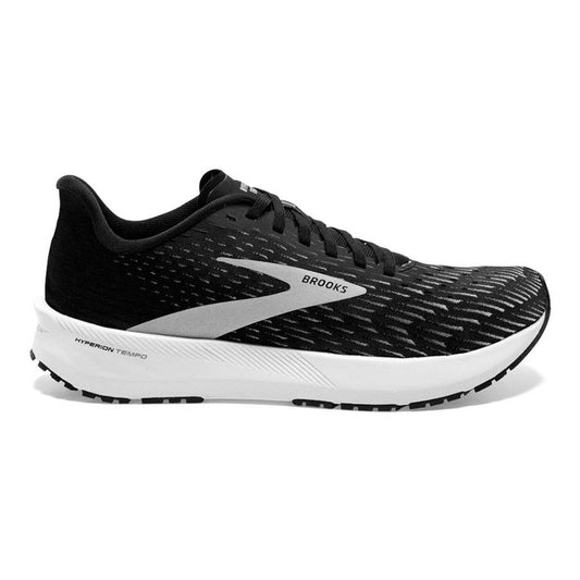 Women's Brooks Hyperion Tempo, Black/Silver/White, 8 B Medium