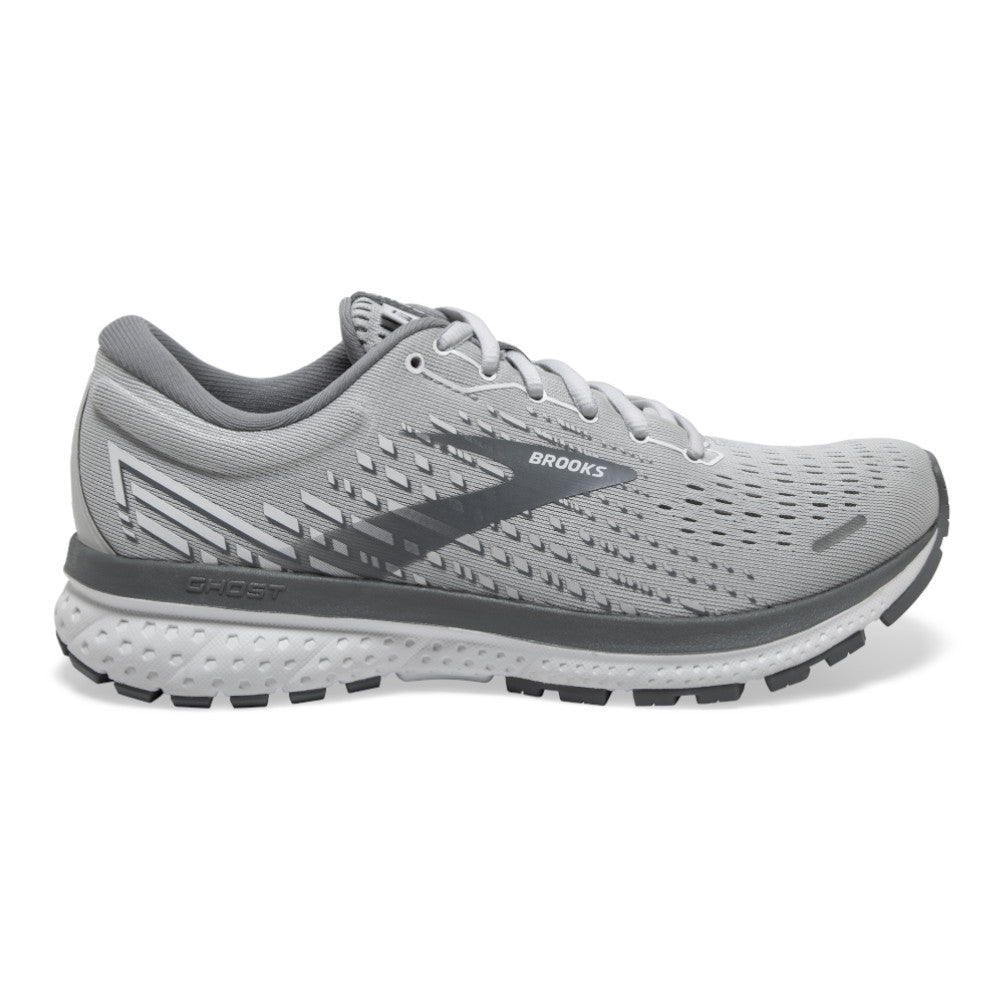 Women's Brooks Ghost 13, Alloy/Oyster/White, 6.5 B Medium