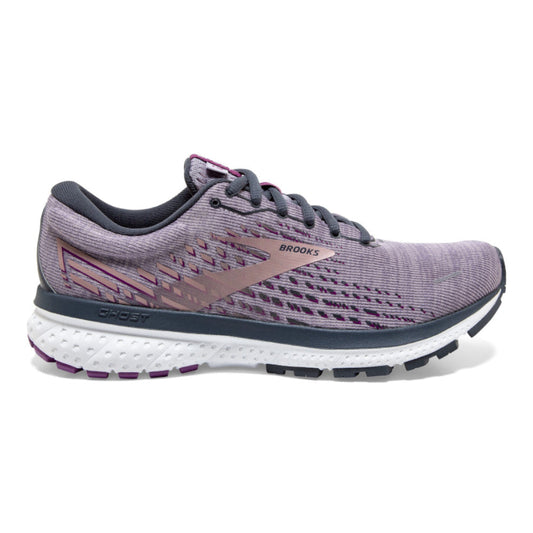 Women's Brooks Ghost 13, Lavender/Ombre/Metallic, 8.5 B Medium