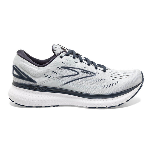 Women's Brooks Glycerin 19, Grey/Ombre/White, 8.5 2A Narrow