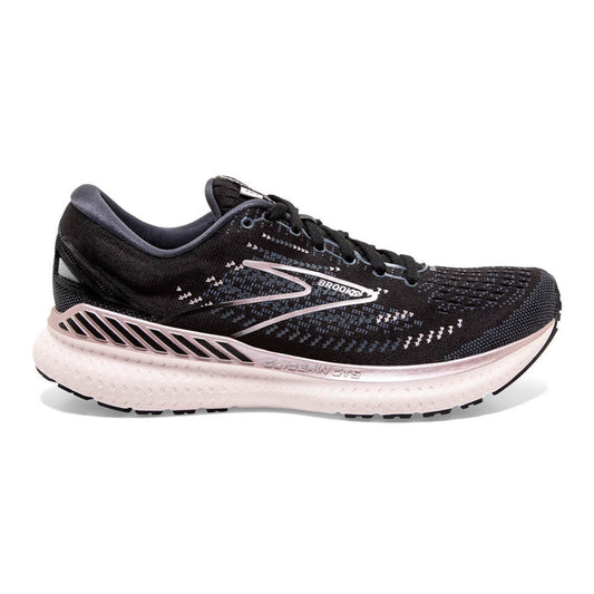 Women's Brooks Glycerin GTS 19, Black/Ombre/Metallic, 8 B Medium
