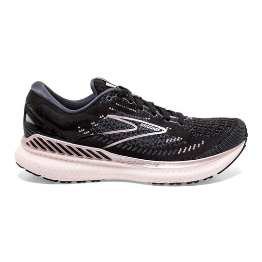 Women's Brooks Glycerin GTS 19, Black/Ombre/Metallic, 10 B Medium