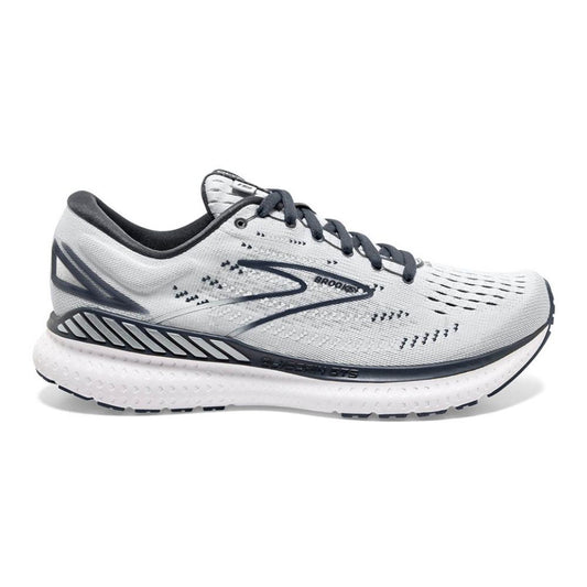 Women's Brooks Glycerin GTS 19, Grey/Black/Atlantis, 7.5 B Medium