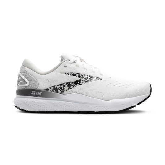 Women's Brooks Ghost 16, White/Oyster/Lava, 7 B Medium
