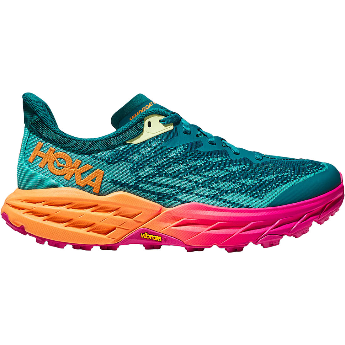 Women's Hoka One One Speedgoat 5, Deep Lake/Cermaic, 8.5 B Medium