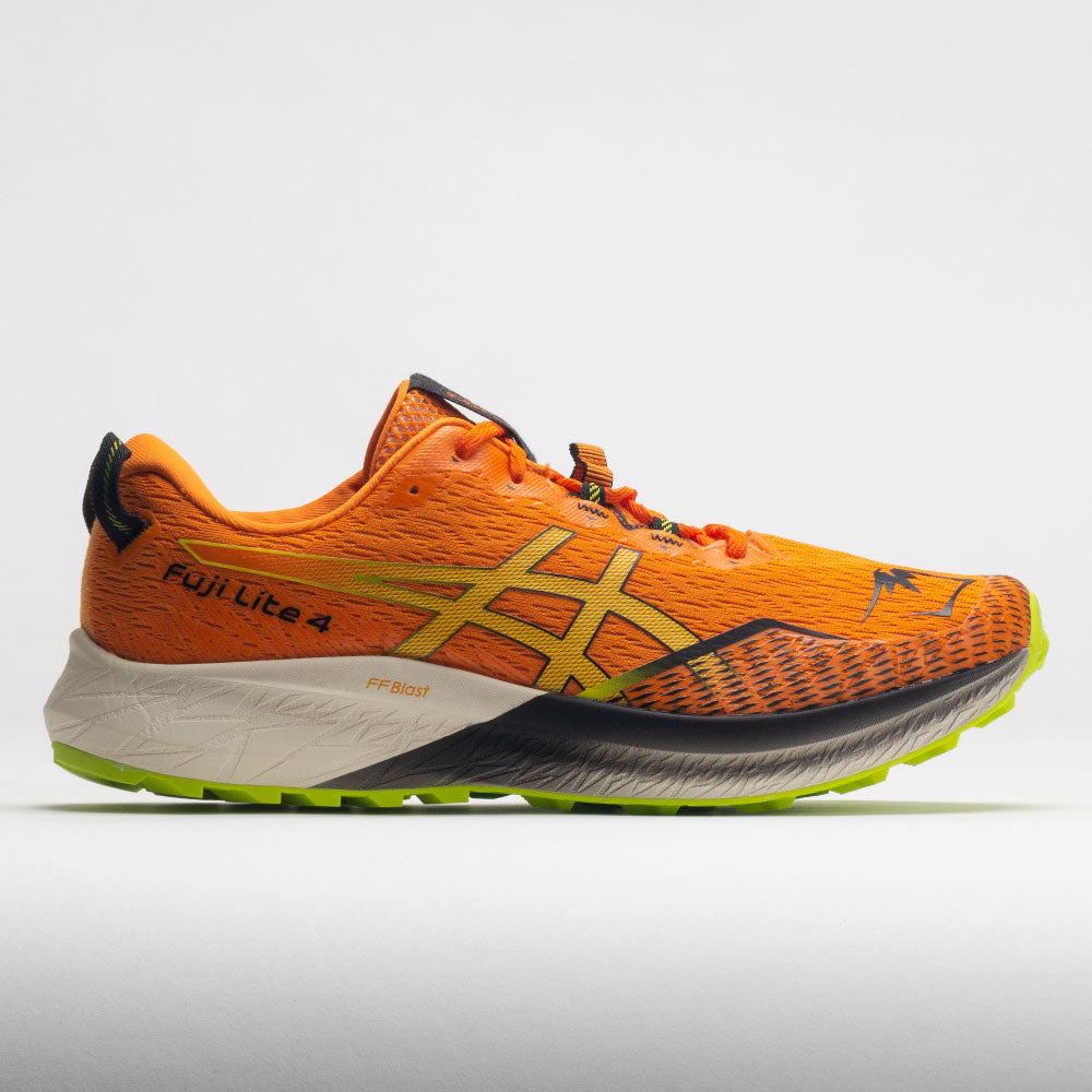 ASICS Fuji Lite 4 Men's  Bright Orange/Neon Lime
