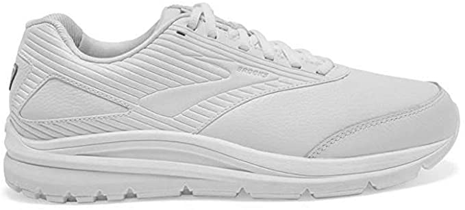 Women's Brooks Addiction Walker 2, White/White, 10 B Medium