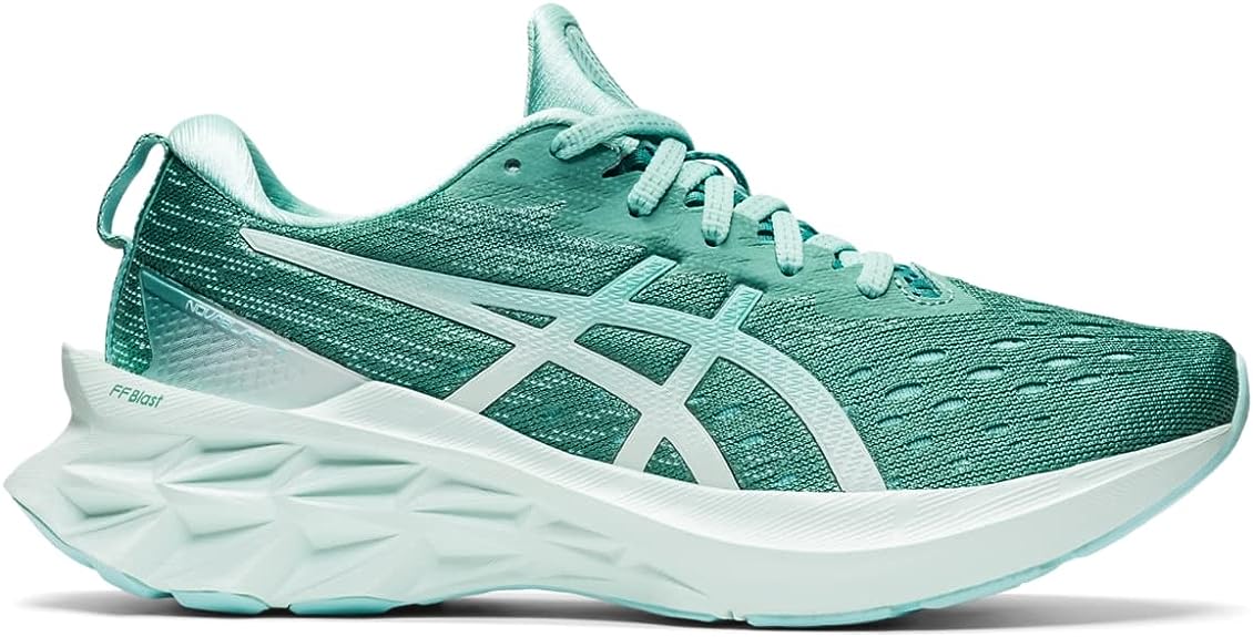 Women's Asics Novablast 2, Sage/Oasis Green, 9 B Medium